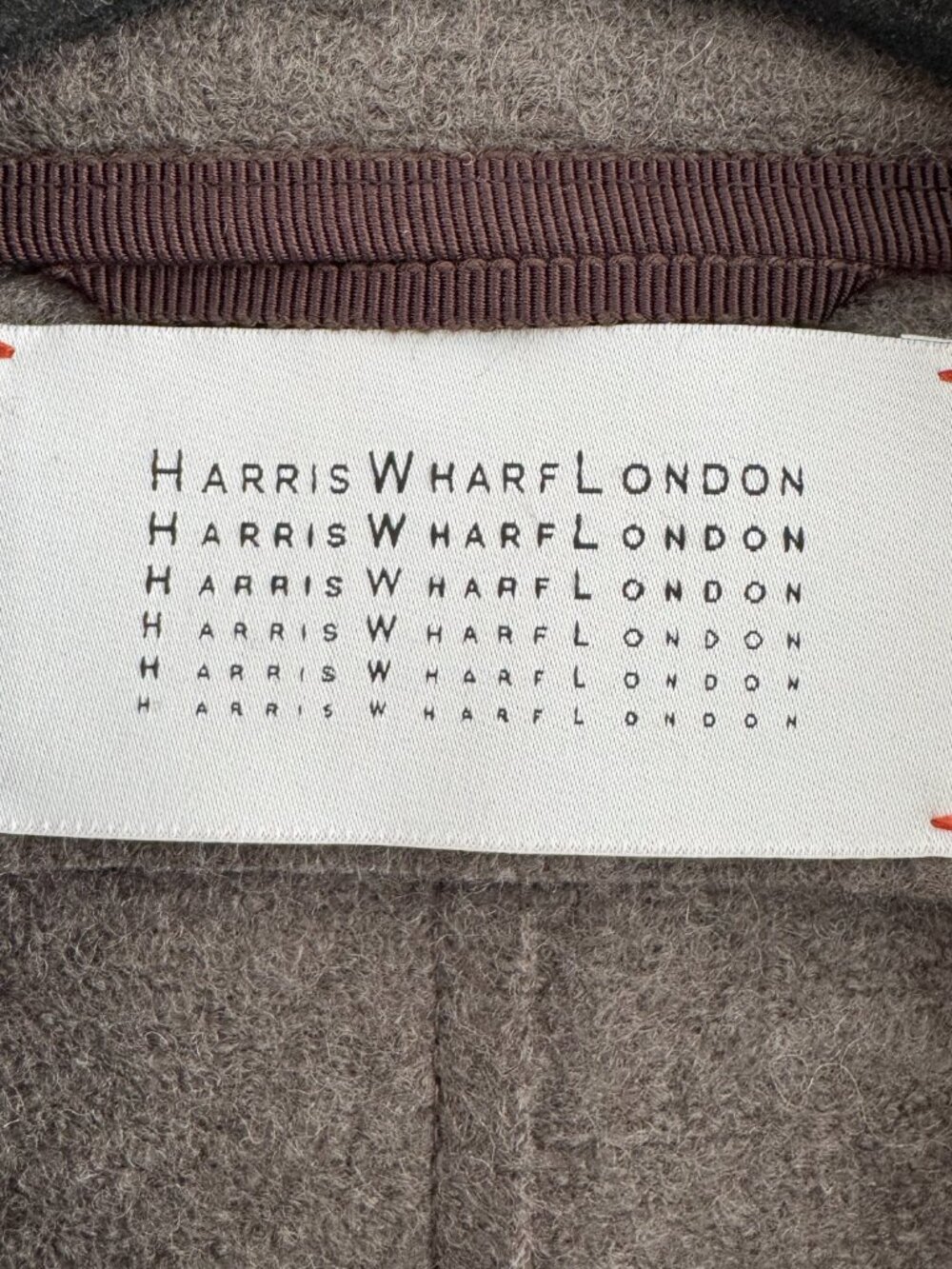 Harris Wharf "Slouchy Peacoat" in Ebony Grey, size 40 (Fits like size small ish) - Picture 8 of 13